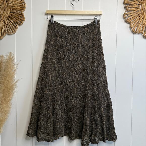 Free People skirt set co-ord top and midi skirt lace matching set boho Large - Picture 6 of 9